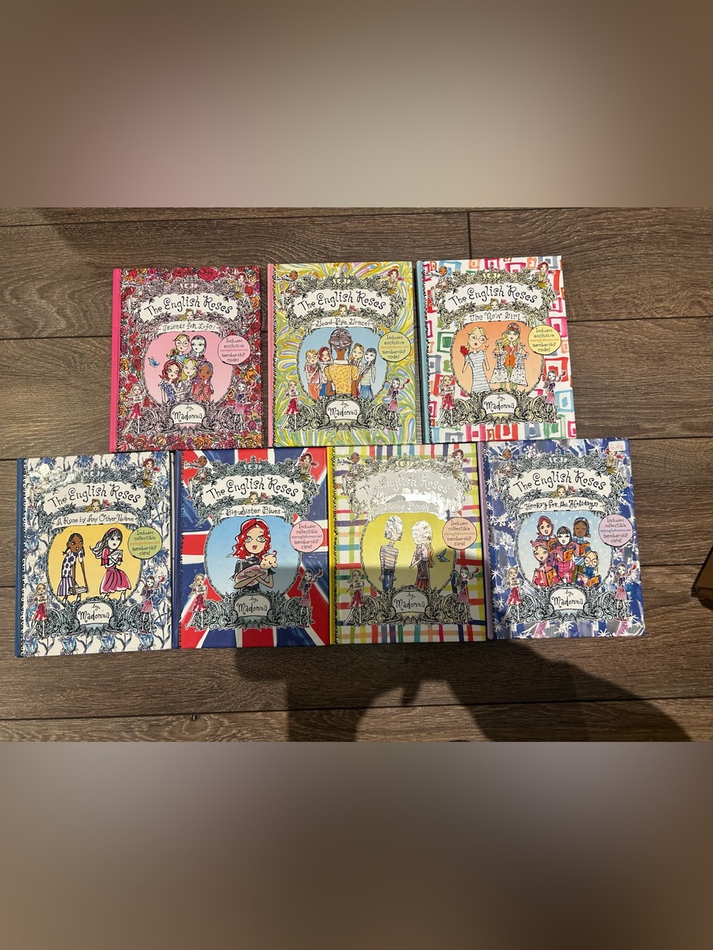 The English Roses Book Set by Madonna - Colorful Illustrated Covers